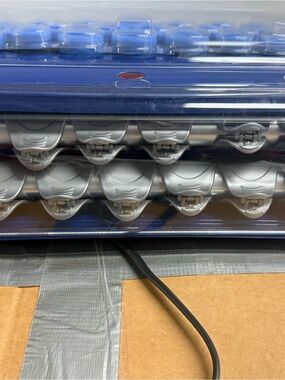 Blue Electric Heated Hair Rollers Set - Unbranded
